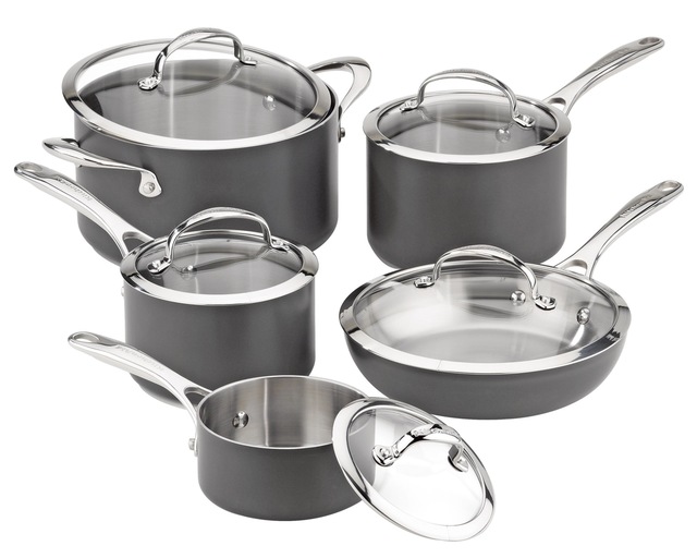 KitchenAid Biclad Cookware Set, 10pc Canadian Tire