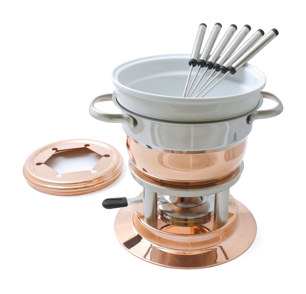 Swissmar Lausanne Copper Fondue Set, 11pc Canadian Tire