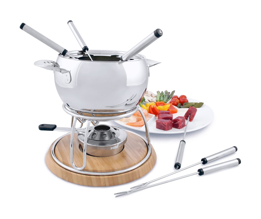Swissmar Geneva Stainless Steel Fondue Set, 11pc Canadian Tire