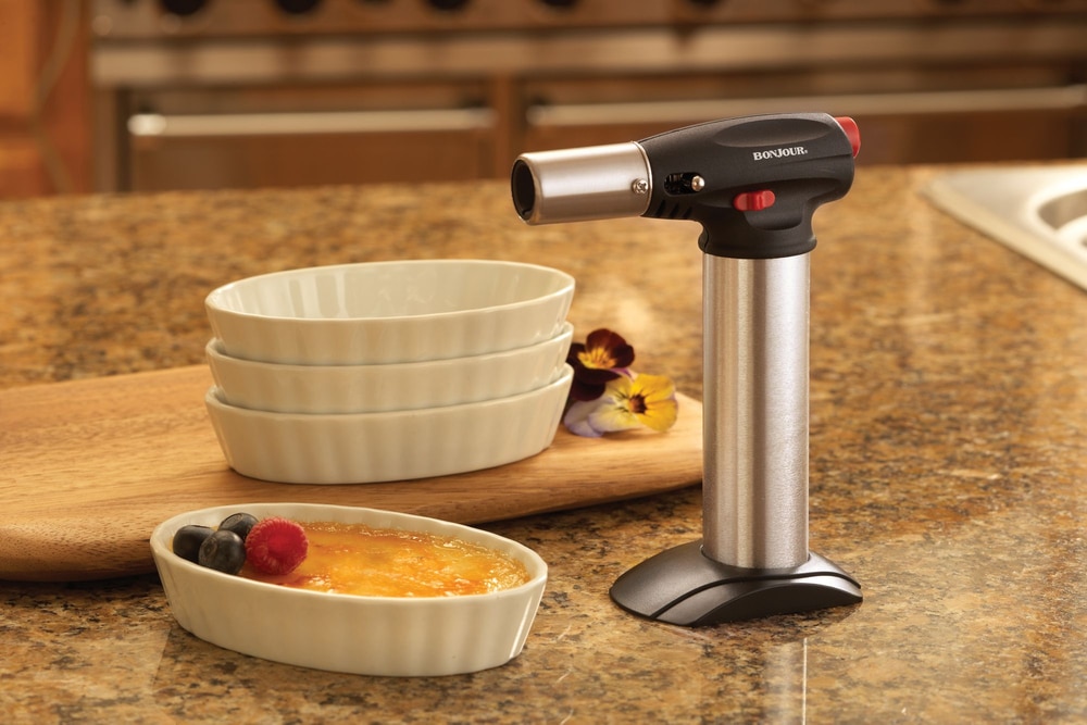 Chalumeau à crème brûlée BonJour avec ramequins ovales Canadian Tire