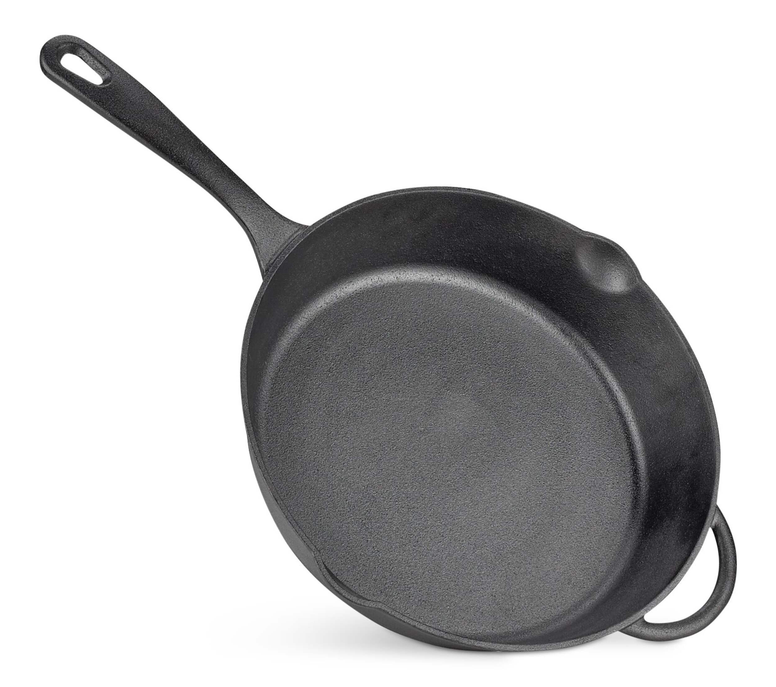 KitchenAid Cast Iron Frying Pan, 12-in Overhead_Plunge