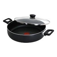 T-fal Cook N'Serve Casserole Dish, Non-Stick, Dishwasher & Oven Safe, 5qt Front_Three_Fourths_Angled_Left