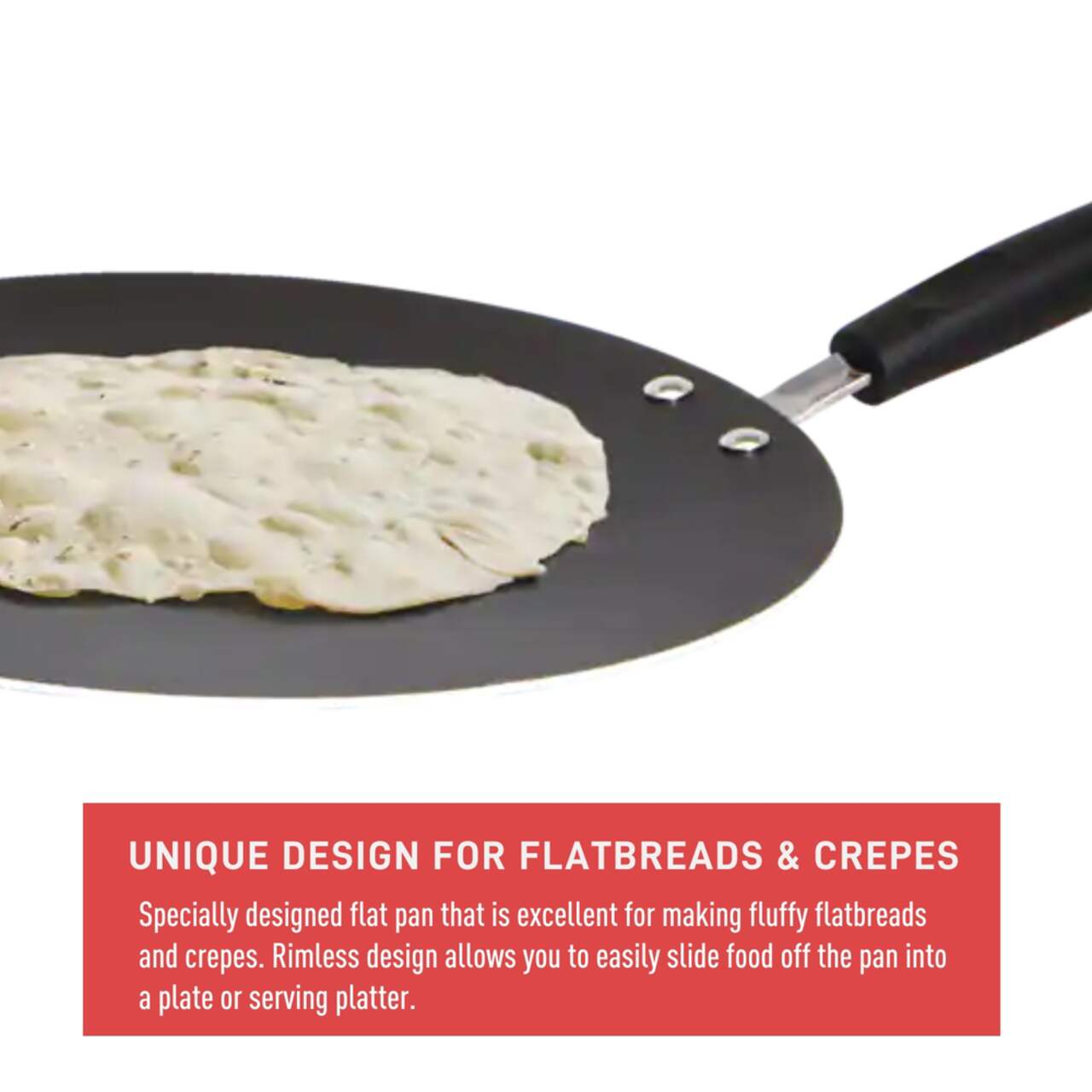 Vinod Pancake Pan Non Stick Crepe Pan Chapati Roti Dosa Tawa for