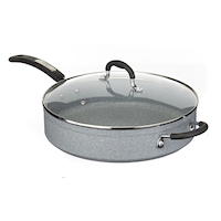 MASTER Chef Jumbo Cooker, Granite, 5-qt Front_Three_Fourths_Angled_Right