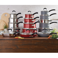 MASTER Chef Jumbo Cooker, Red, 5-qt Composite_or_Mixed