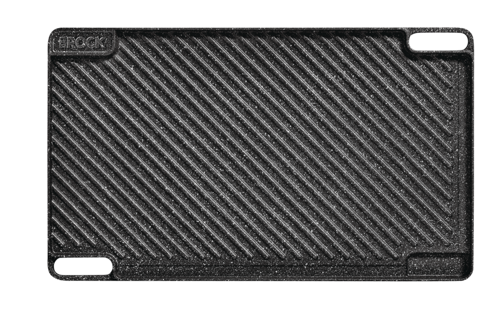 Heritage The Rock Reversible Grill & Griddle, Dishwasher & Oven Safe, 45.7cm x 27.2cm Canadian