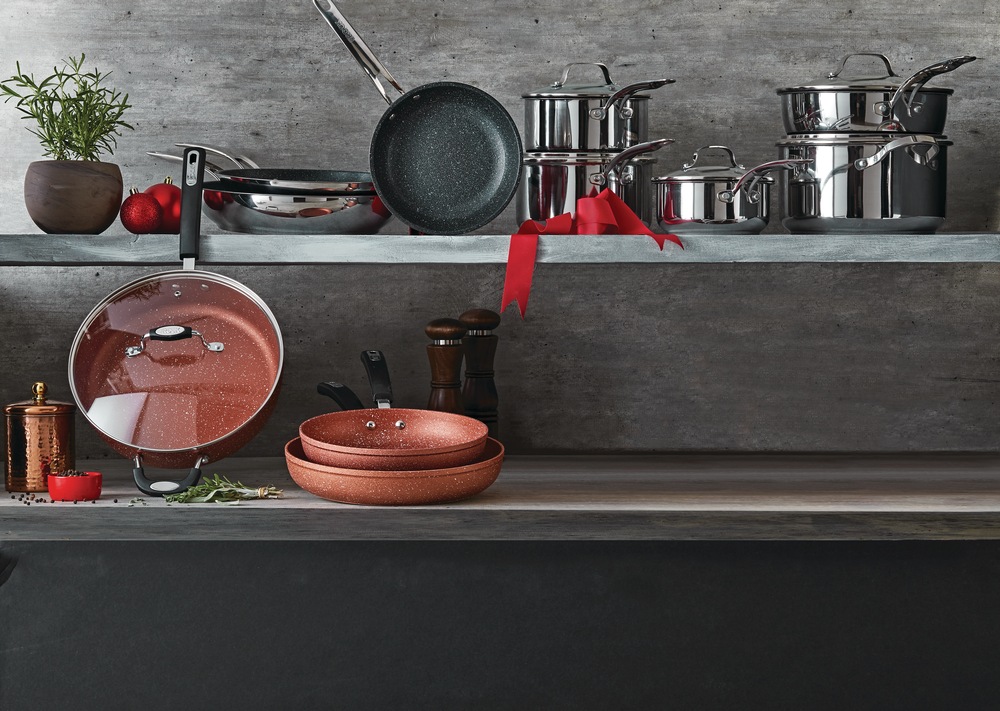 Heritage The Rock Copper Frying Pan, Nonstick, Dishwasher & Oven Safe