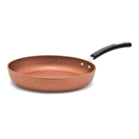 Heritage The Rock Non-Stick Frying Pan, Dishwasher & Oven Safe, Copper, Assorted Sizes Front_Angled_Left