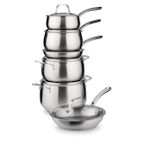 Lagostina Prima Stainless Steel Cookware Set & Oven Safe, 11-pc Front_Elevated