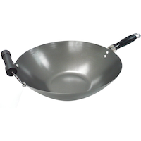 MASTER Chef Wok Stir Fry Pan, Black, 35.5cm