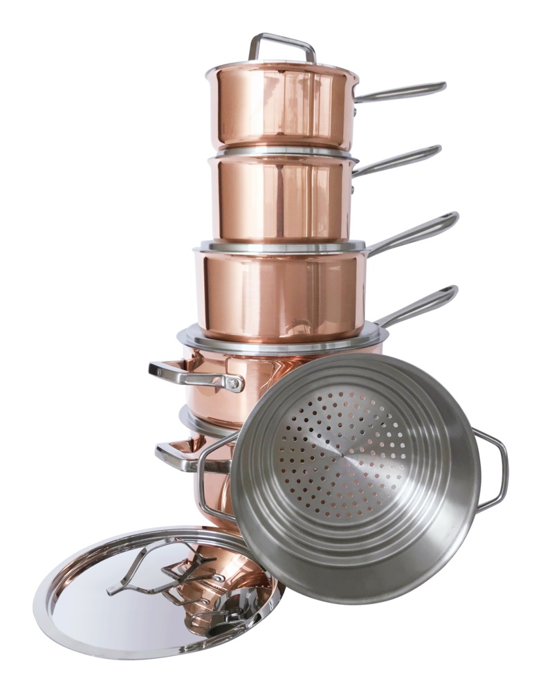 PADERNO Canadian Copper Cookware Set, 12pc Canadian Tire