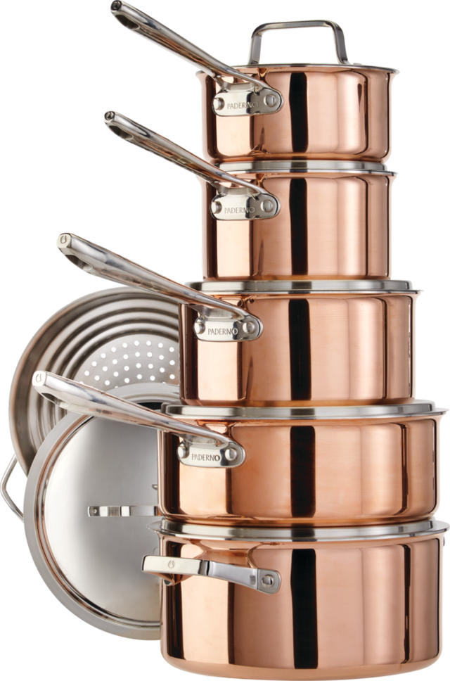 PADERNO Canadian Copper Cookware Set, 12pc Canadian Tire
