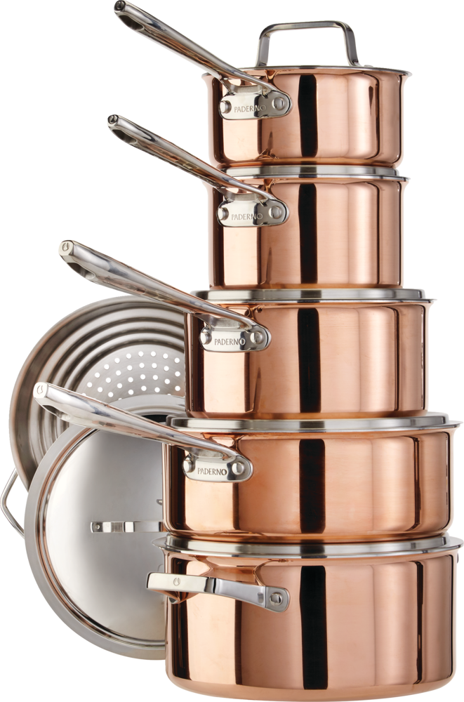 PADERNO Canadian Copper Cookware Set, 12pc Canadian Tire