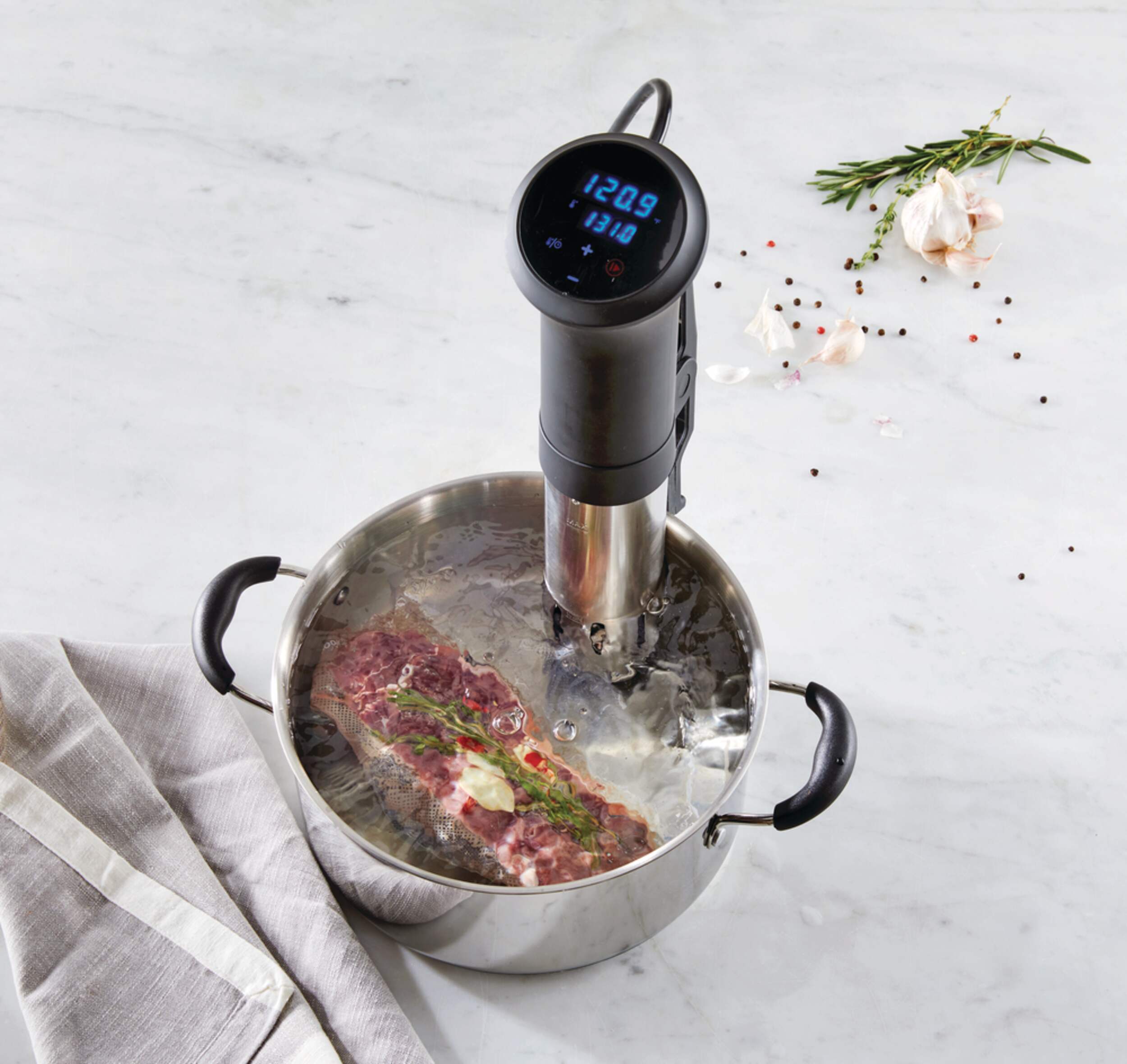 MASTER Chef Dutch Oven 18/10 Stainless Steel, Dishwasher Safe, 5qt