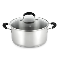 MASTER Chef Dutch Oven, 18/10 Stainless Steel, Dishwasher Safe, 5-qt