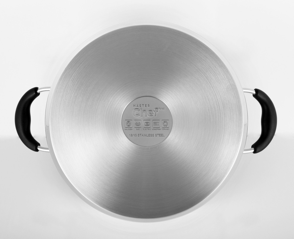 MASTER Chef Dutch Oven 18/10 Stainless Steel, Dishwasher Safe, 5qt