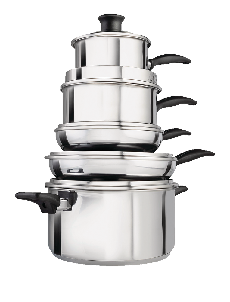 T Fal Stainless Steel Cookware Set Non Stick Dishwasher And Oven Safe 10 Pc Canadian Tire