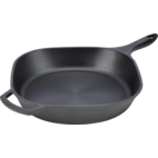 Lagostina Cast Iron Preseasoned Frying Pan, Oven & Broiler Safe, Black,  26-cm