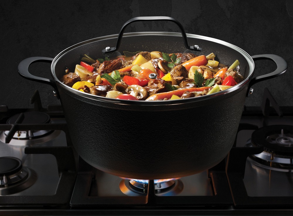 Casserole en fonte Heritage The Rock, antiadhésive, allant au four