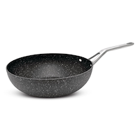 Heritage The Rock Aluminum Traditional Wok Stir Fry Pan, Non-Stick, 30cm