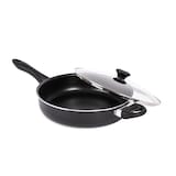 Lagostina Ticino Jumbo Cooker, Non-Stick, Dishwasher & Oven Safe, Black, 5-qt Composite_or_Mixed