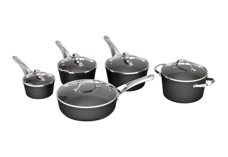 Heritage The Rock Diamond Cookware Set, NonStick, Scratch Resistant, 10pc Canadian Tire