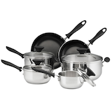 Bravetti Stainless Steel Cookware Set, 10-pc