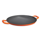 Plaque à pizza Lagostina collection Tuscan, 14 po Front_Three_Fourths_Angled_Right