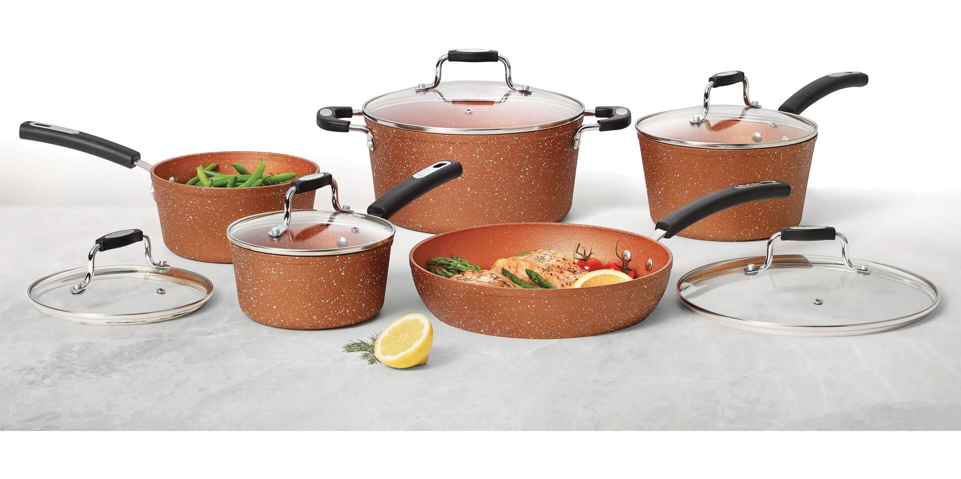 Copper clearance bakeware set