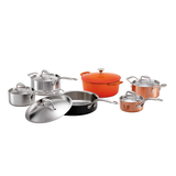 Batterie de cuisine Lagostina Collezione Pro, 12 pièces Composite_or_Mixed