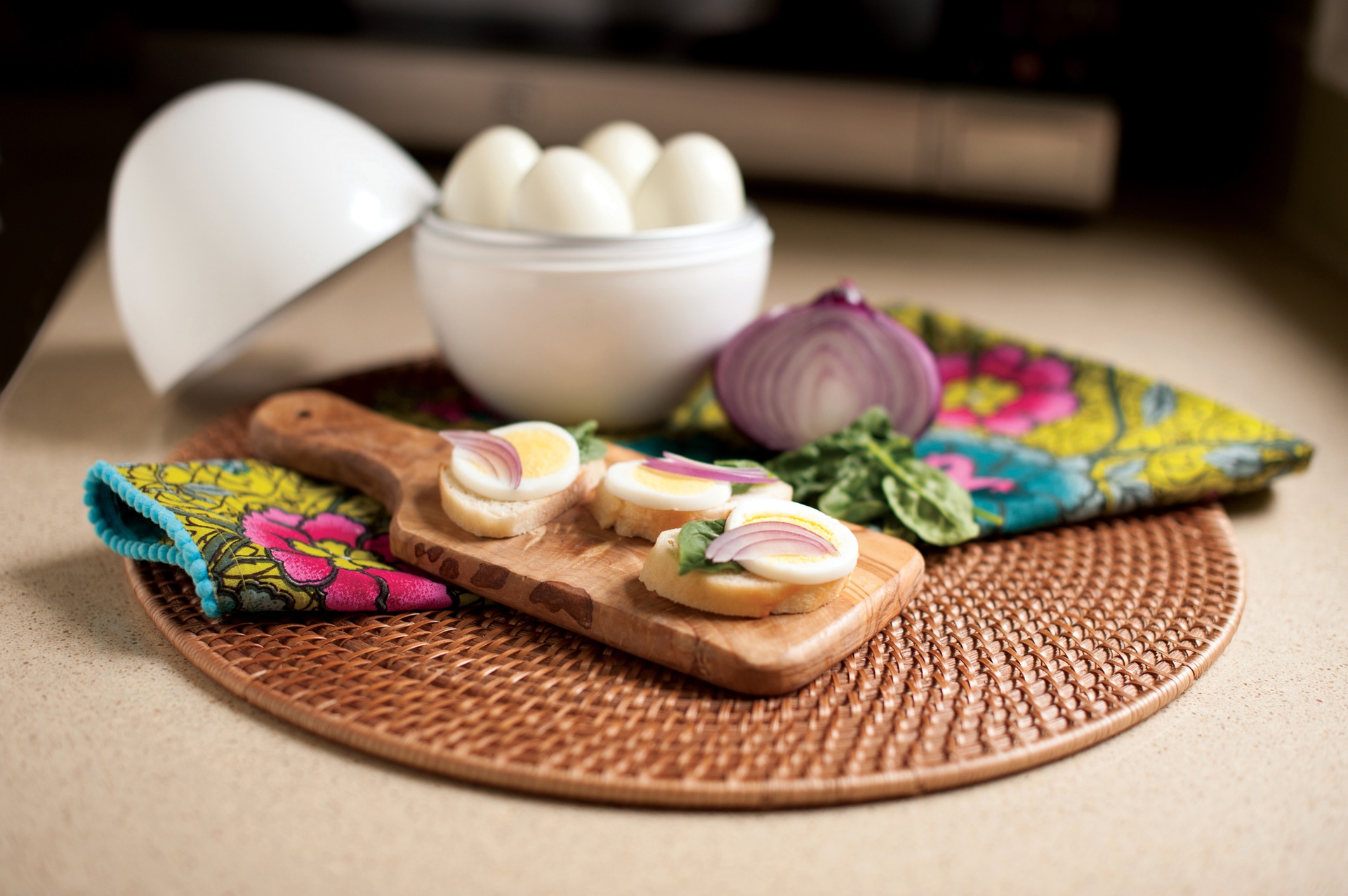 Nordicware Microwave Egg Boiler, BPA Free, Dishwasher Safe, Boils up to