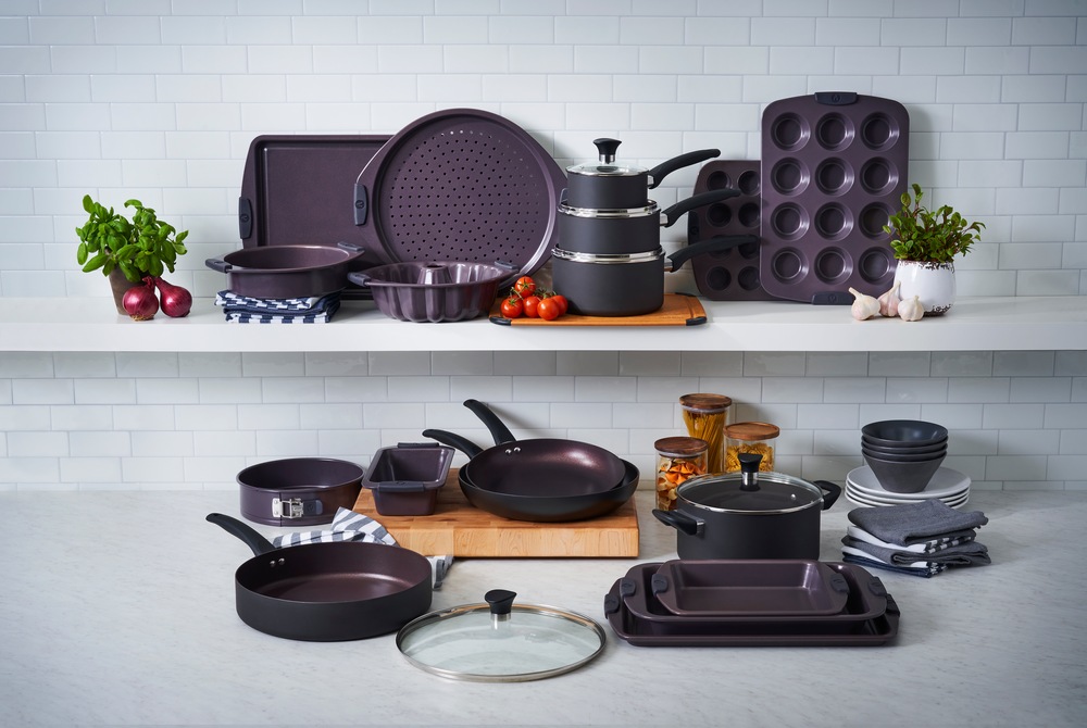 Vida by PADERNO Everyday Series NonStick Cookware Set, PFOAFree, Oven