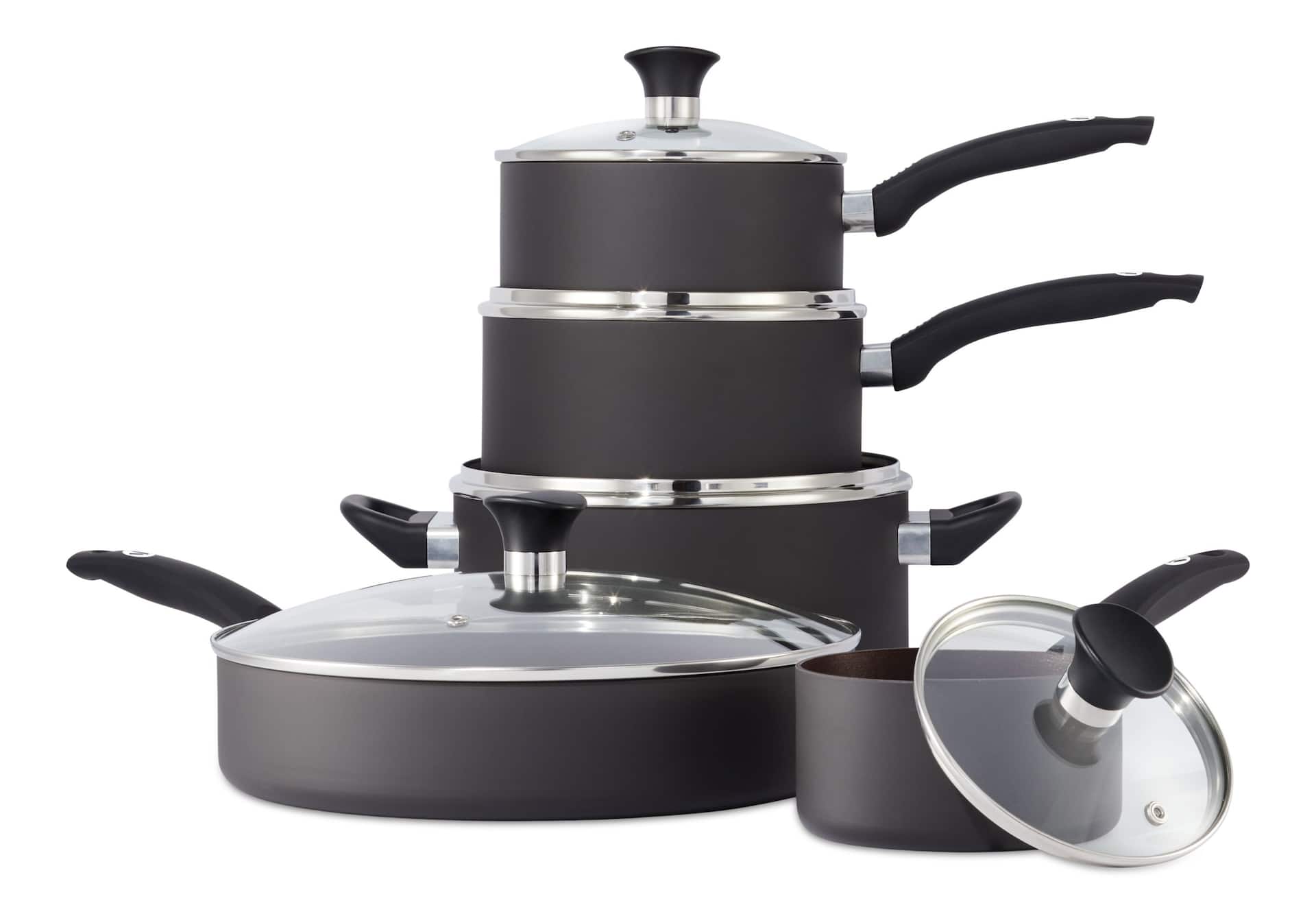 PADERNO Classic Cookware Set, Non-Stick, PFOA-Free, Oven Safe, Champagne  Bronze, 12-pc