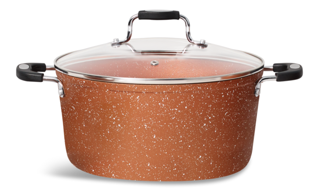 Heritage The Rock Copper NonStick Saucepan, Dishwasher & Oven Safe, 5qt Canadian Tire
