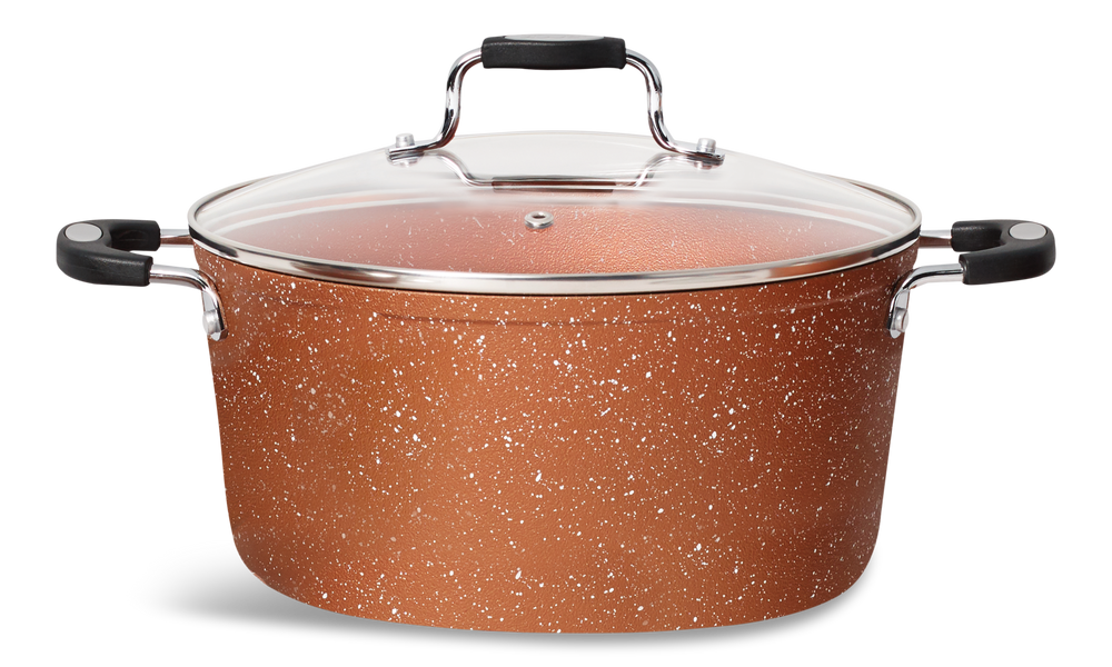 Heritage The Rock Copper NonStick Saucepan, Dishwasher & Oven Safe, 5