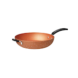 Heritage The Rock Non-Stick Frying Pan, Dishwasher & Oven Safe, Copper, 12.5-in Front_Three_Fourths_Angled_Left
