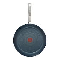 T-fal Platinum Azure Multi-Layered Forged Non-Stick Frypan, Dishwasher & Oven Safe, Black, 10-in Overhead_Flat