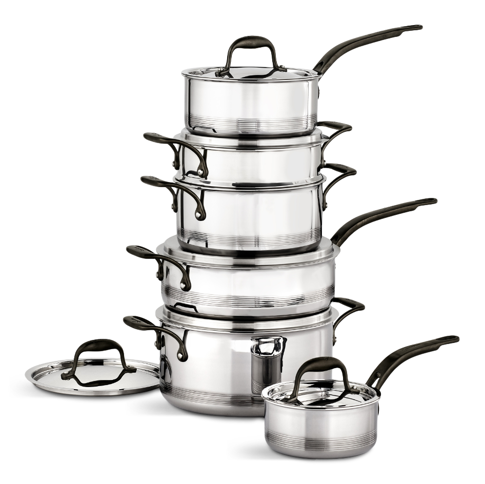 Lagostina 7Ply Clad Stainless Steel Cookset, 12pc Canadian Tire