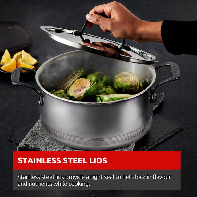 Lagostina 7-Ply Clad Stainless Steel Cookset, 12-pc | Canadian Tire