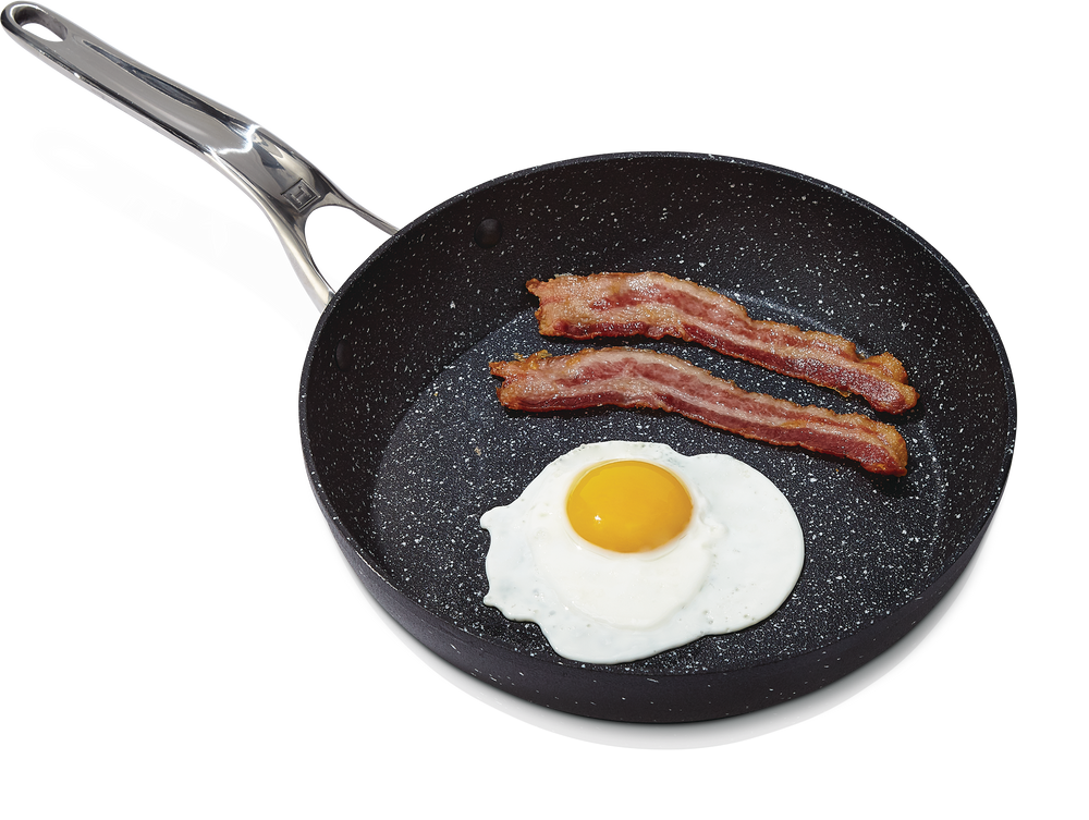 Heritage The Rock Frying Pan Nonstick, Dishwasher & Oven Safe, Black