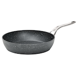 Heritage The Rock Non-Stick Frying Pan, Dishwasher & Oven Safe, Black, 12-in Front_Three_Fourths_Angled_Left