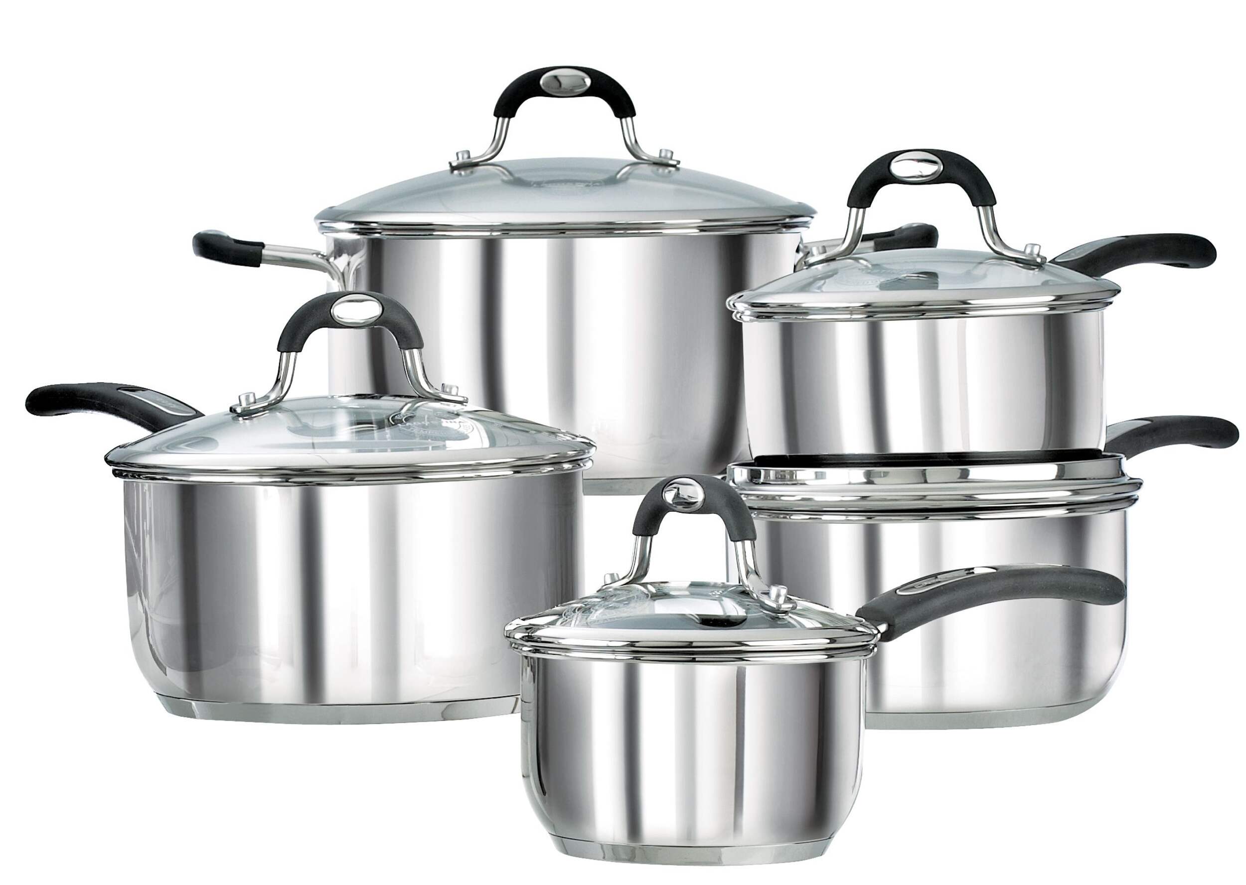 Lagostina Casa Mia Stainless Steel Cookware Set, 10pc Canadian Tire