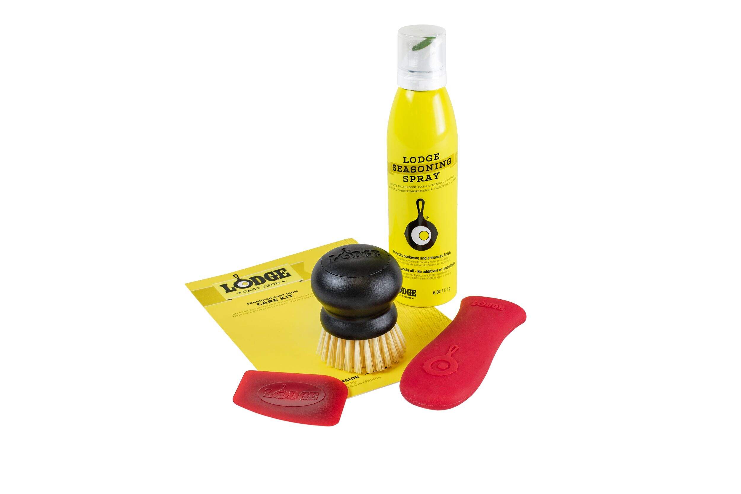 Lodge Seasoned Cast Iron Care Kit Composite_or_Mixed