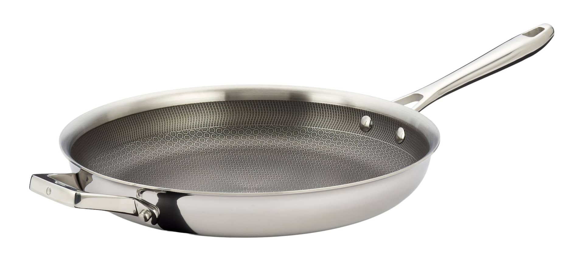HexClad Hybrid 8in Cookware Frying Pan with Cooking Lid for sale online
