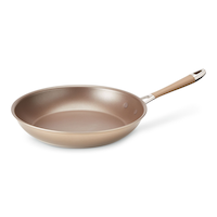 PADERNO Non-Stick Champagne Frypan, Oven Safe, Gold, PFOA-Free, 12-in Front_Three_Fourths_Angled_Left