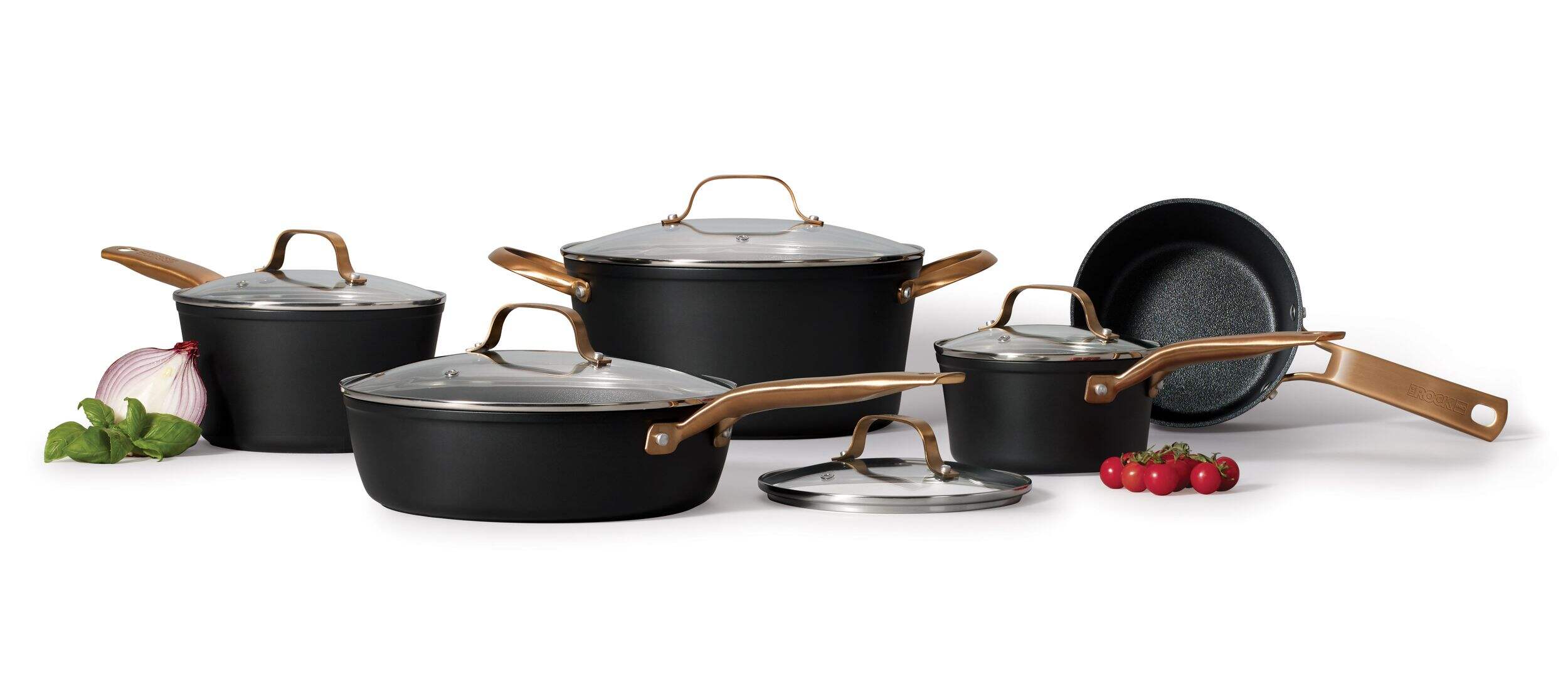 Heritage The Rock PRO Cookware Set, Non-Stick, 10-pc Front_Elevated
