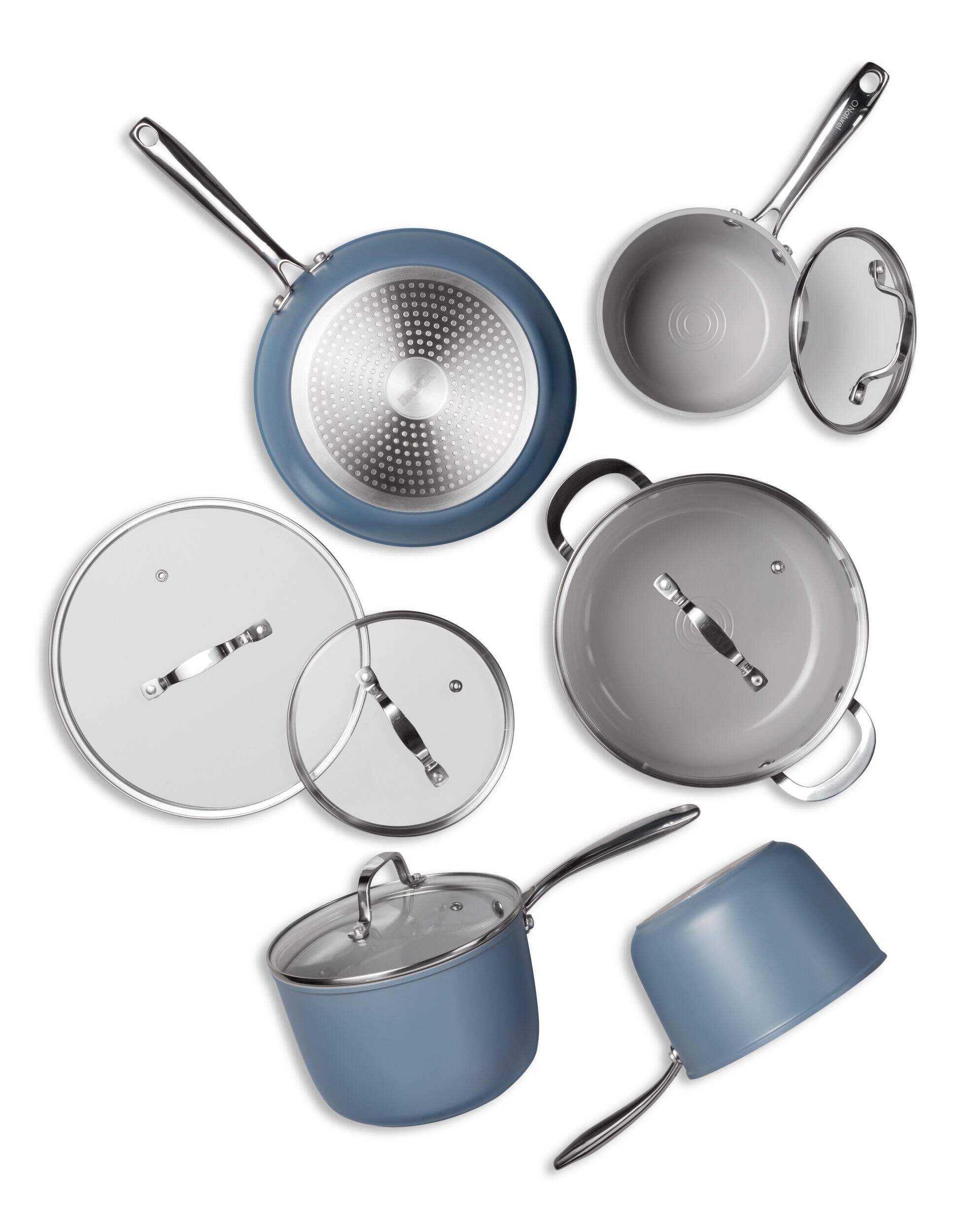 Heritage The Rock O Naturel Ceramic NonStick Cookset, 10pc Canadian