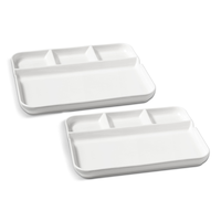 Starfrit Large Fondue Plates, 2-pk Front_Angled_Right