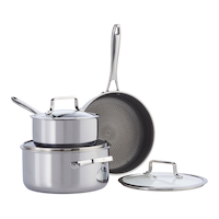 Paderno Hybrid Clad Cookware Pot Set, 6-pc Composite_or_Mixed