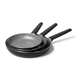 Starfrit Frying Pan Set, 3-pc Front_Angled_Left